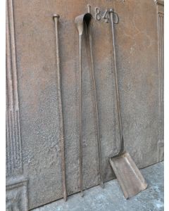 Antique French Fireplace Tools