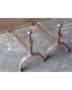 Antique Hand-Forged Andiron