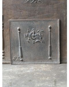 Pillars with Decoration Fireback