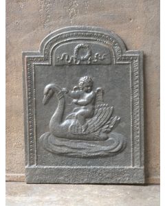 Cupid Fireplace Back Plate