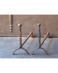 Gothic Andirons Fireplace