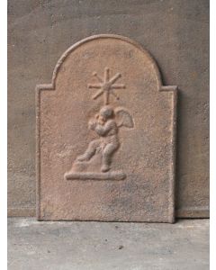 Cupid Fireplace Back Plate