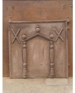 Pillars and Pediment Fireback