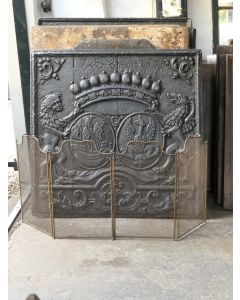 Antique French Fire Screen