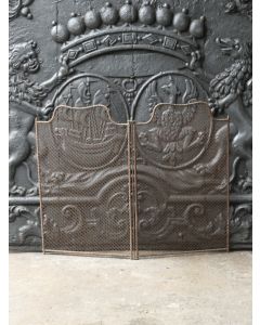 Decorative Antique Fireplace Screen