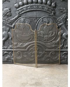 Antique French Fire Screen