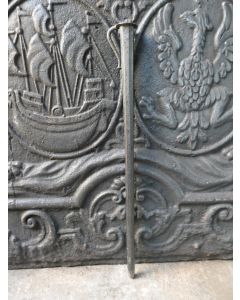 Small Antique Blow Poker