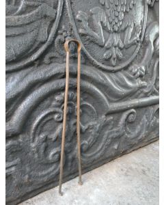 Small French Fireplace Tongs