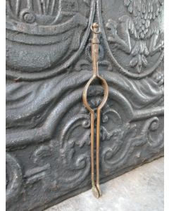 Antique Dutch Fire Tongs