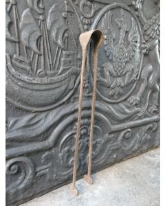 Antique French Fire Tongs