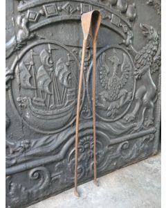 Antique French Fire Tongs