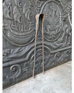 Antique French Fire Tongs