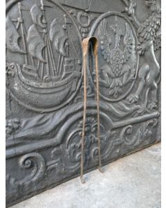 Antique French Fire Tongs