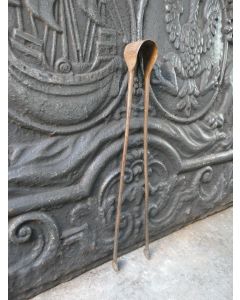 Antique French Fire Tongs