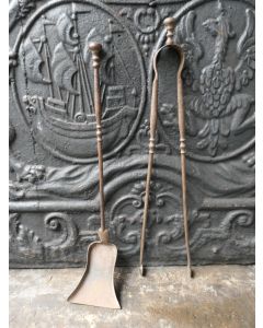 Antique French Fireplace Tools