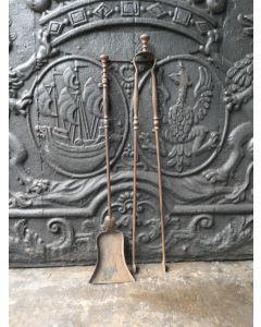 Antique French Fireplace Tools