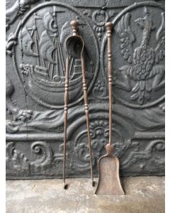 Antique French Fireplace Tools