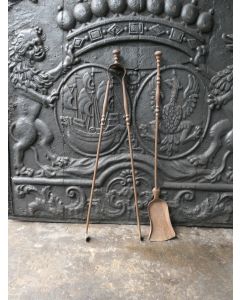 Antique French Fireplace Tools