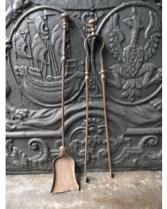 Antique French Fireplace Tools