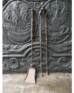 Antique French Fireplace Tools