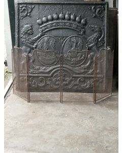 Antique French Fire Screen
