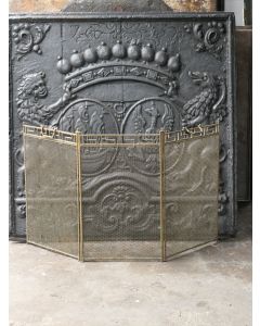 Decorative Art Deco Fireplace Screen