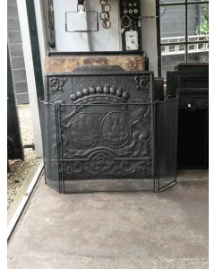 Large Fireplace Screen | Handmade, New | 34" to 54" Wide | 30.3" Tall