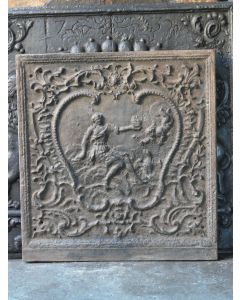 Louis XV Fireplace Back