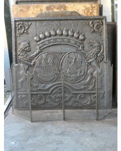 Antique French Fire Screen