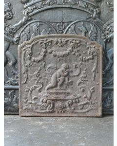 Cupid Fireplace Back Plate