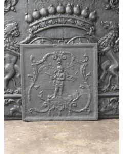 Cupid Fireplace Back Plate