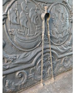Napoleon III Fire Tongs