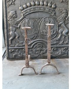 Gothic Andirons Fireplace