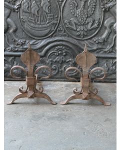 Wrought Iron Fire Dogs