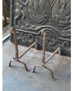 Gothic Andirons Fireplace