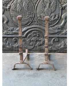 Gothic Andirons Fireplace