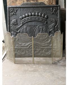 Antique French Fire Screen