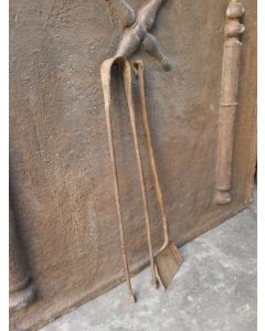 Antique French Fireplace Tools