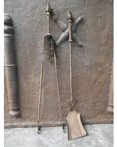 Antique French Fireplace Tools