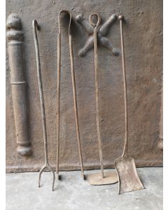 Antique French Fireplace Tools