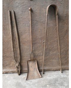 Antique French Fireplace Tools