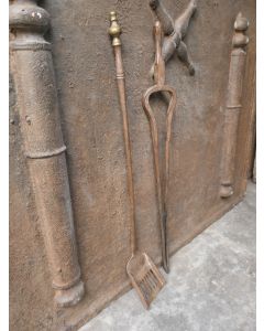 Antique French Fireplace Tools