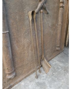 Antique French Fireplace Tools