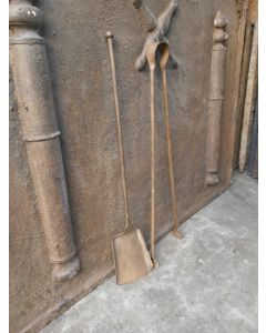 Antique French Fireplace Tools