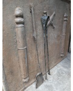 Antique French Fireplace Tools
