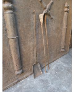 Antique French Fireplace Tools