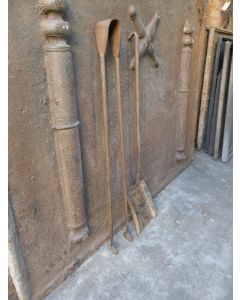 Antique French Fireplace Tools