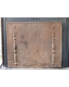 Pillars with Decoration Fireback