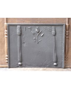 Pillars with Decoration Fireback