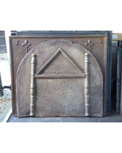 Pillars and Pediment Fireback